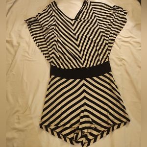 Black & White Romper